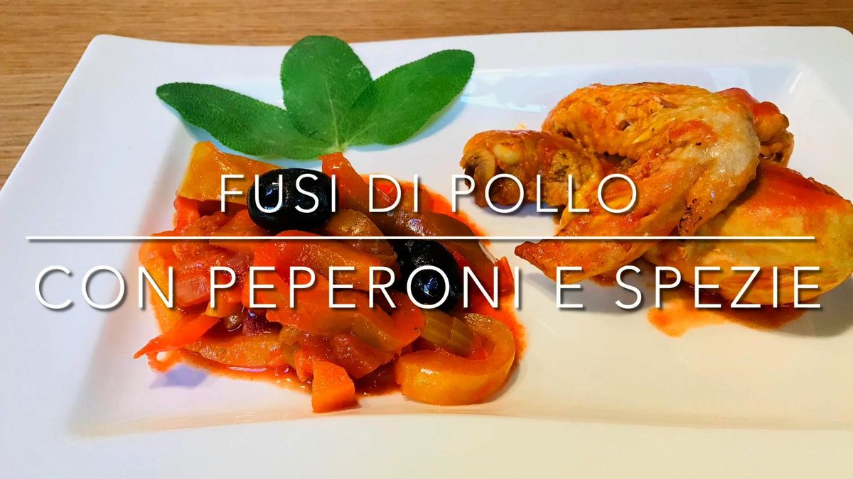 Cuciniamo insieme: fusi di pollo speziati ai peperoni