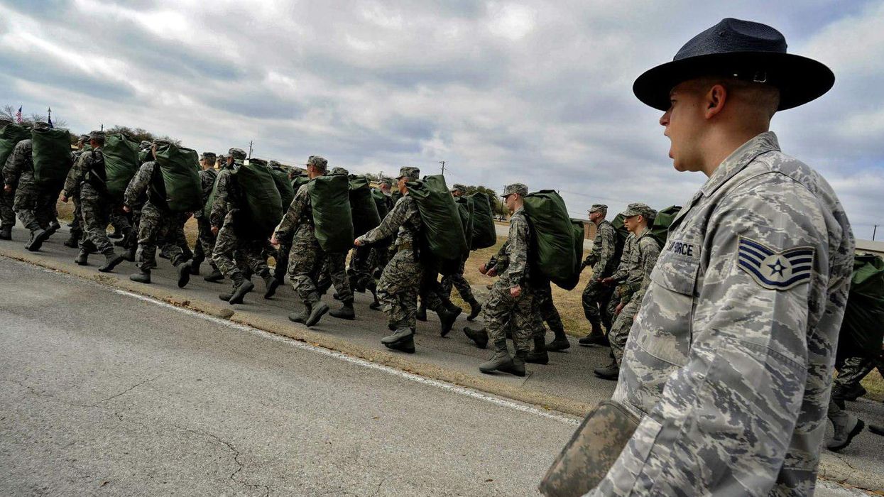 U.S. Air Force basic training.