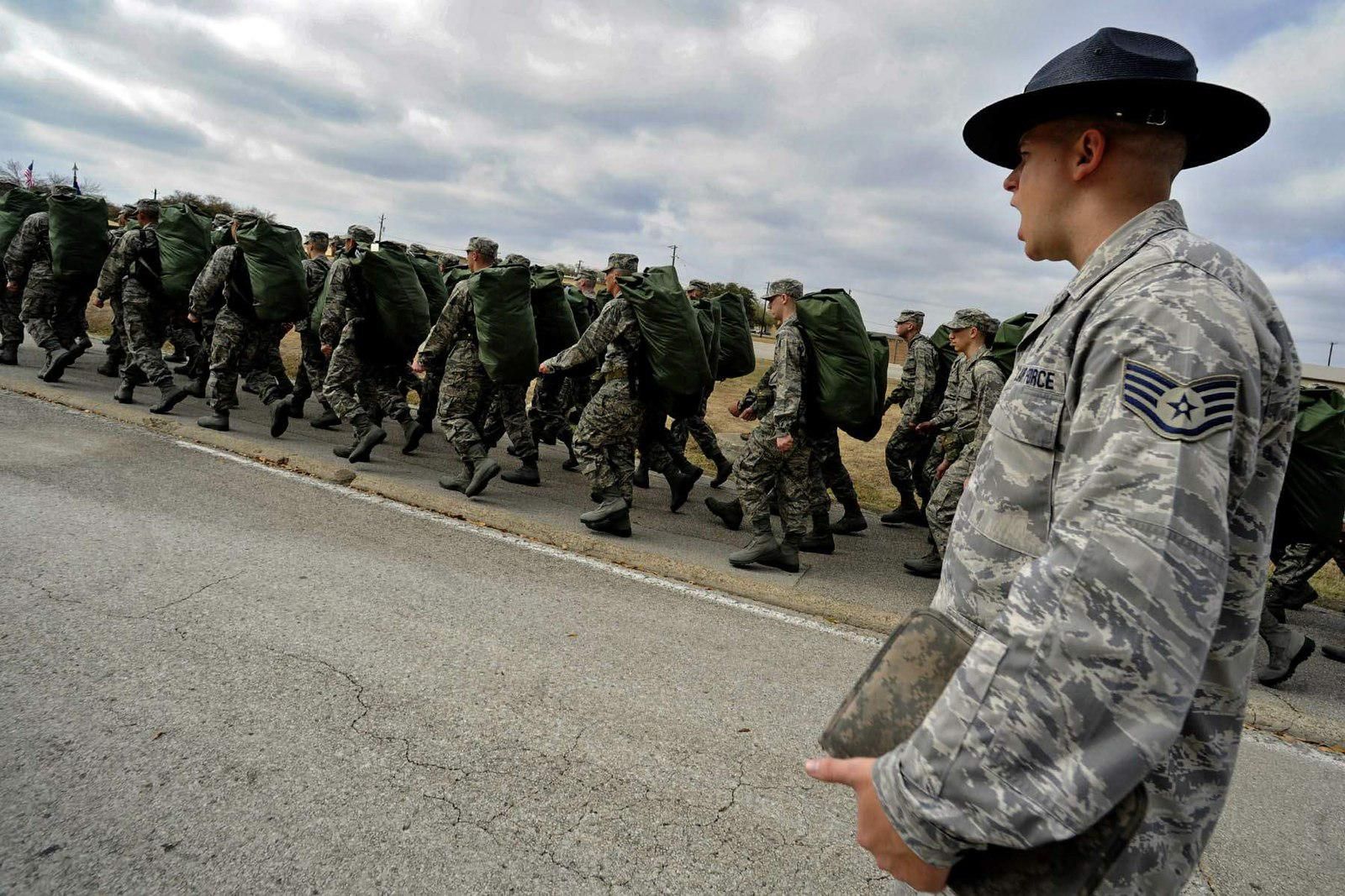 U.S. Air Force basic training. 