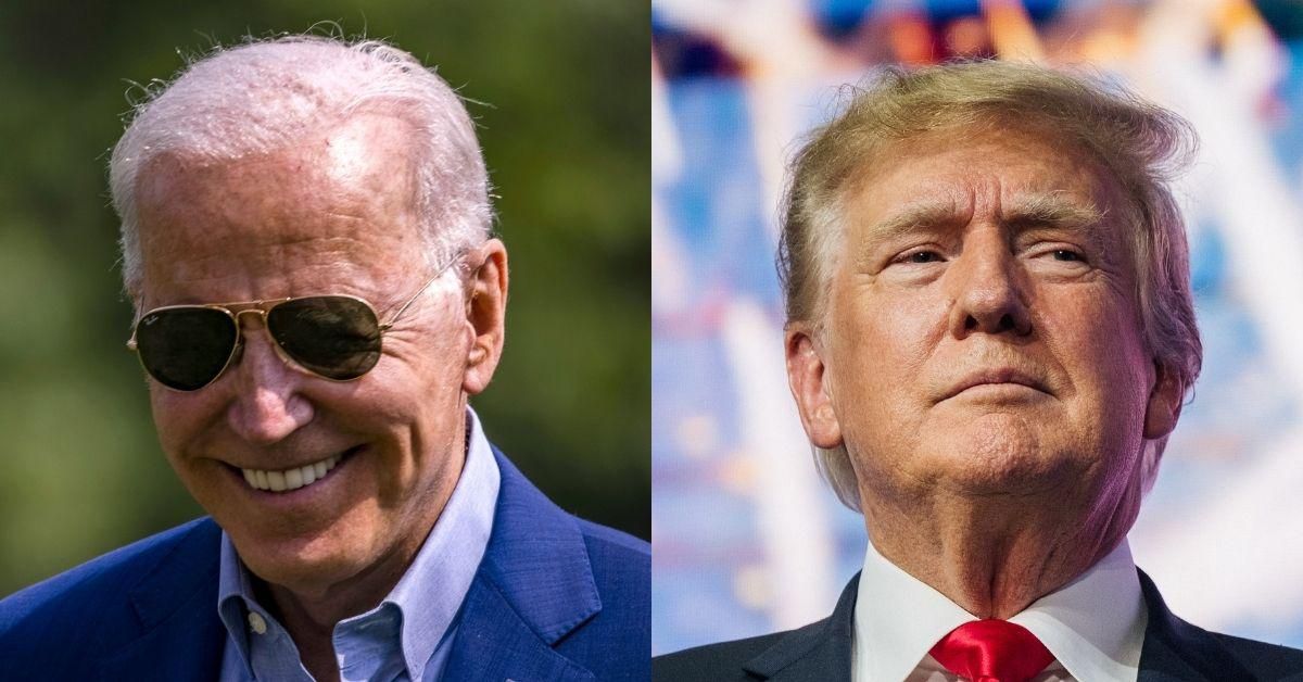 Biden Just Threw Some Serious Shade At Trump By Drinking A Glass Of Water With One Hand