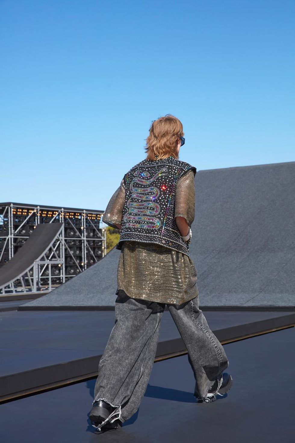 Celine Debuts Baggy Jeans for Men at its Spring 2022 Show PAPER