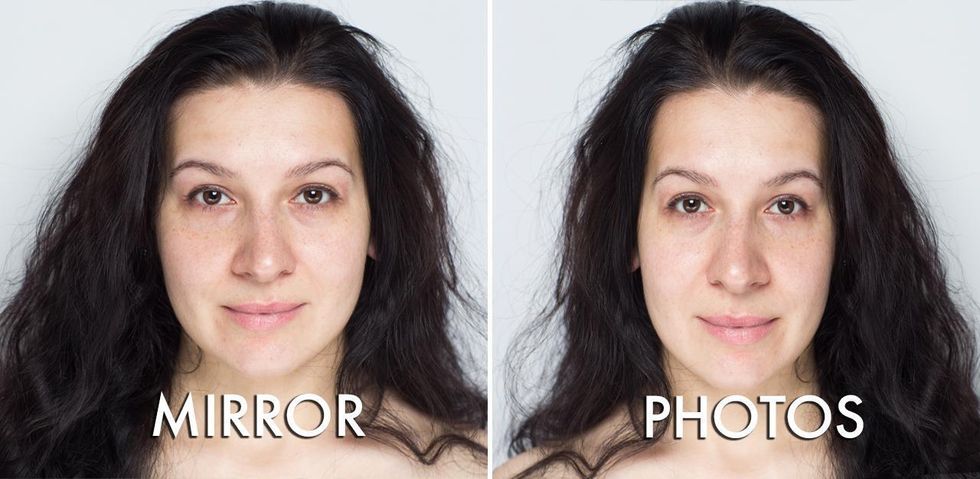 Here's why you look better in mirrors than you do in pictures - Upworthy