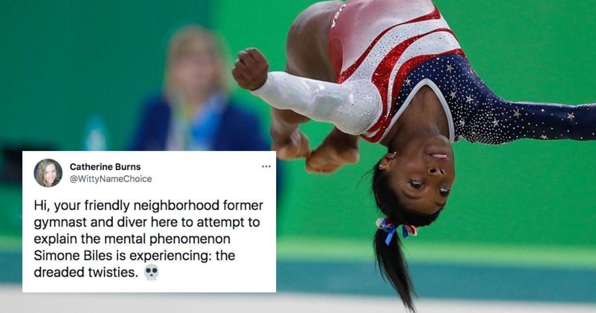 Former gymnasts explain the twisties that stopped Simone Biles