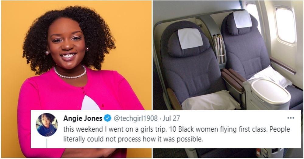 Software developer shares her story of racism in first class.