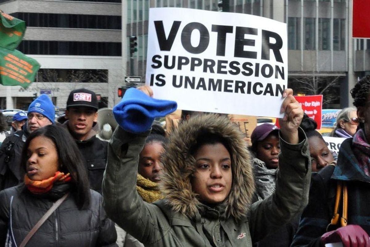 Wild Idea: Stop Voter Suppression Even If It Means Putting Joe Manchin's Name On The Bill