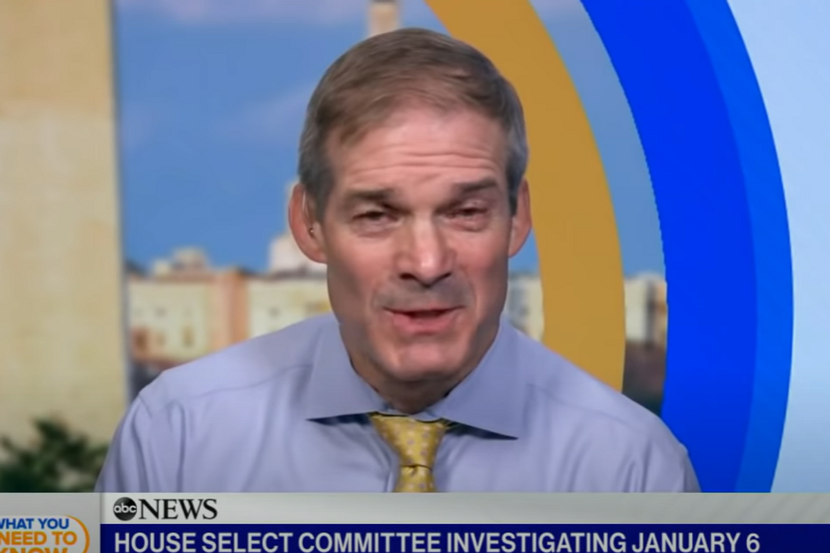 When Did Jim Jordan Talk To Trump On January 6? Last Week, All The Time. About What? All Of It, Nothing.