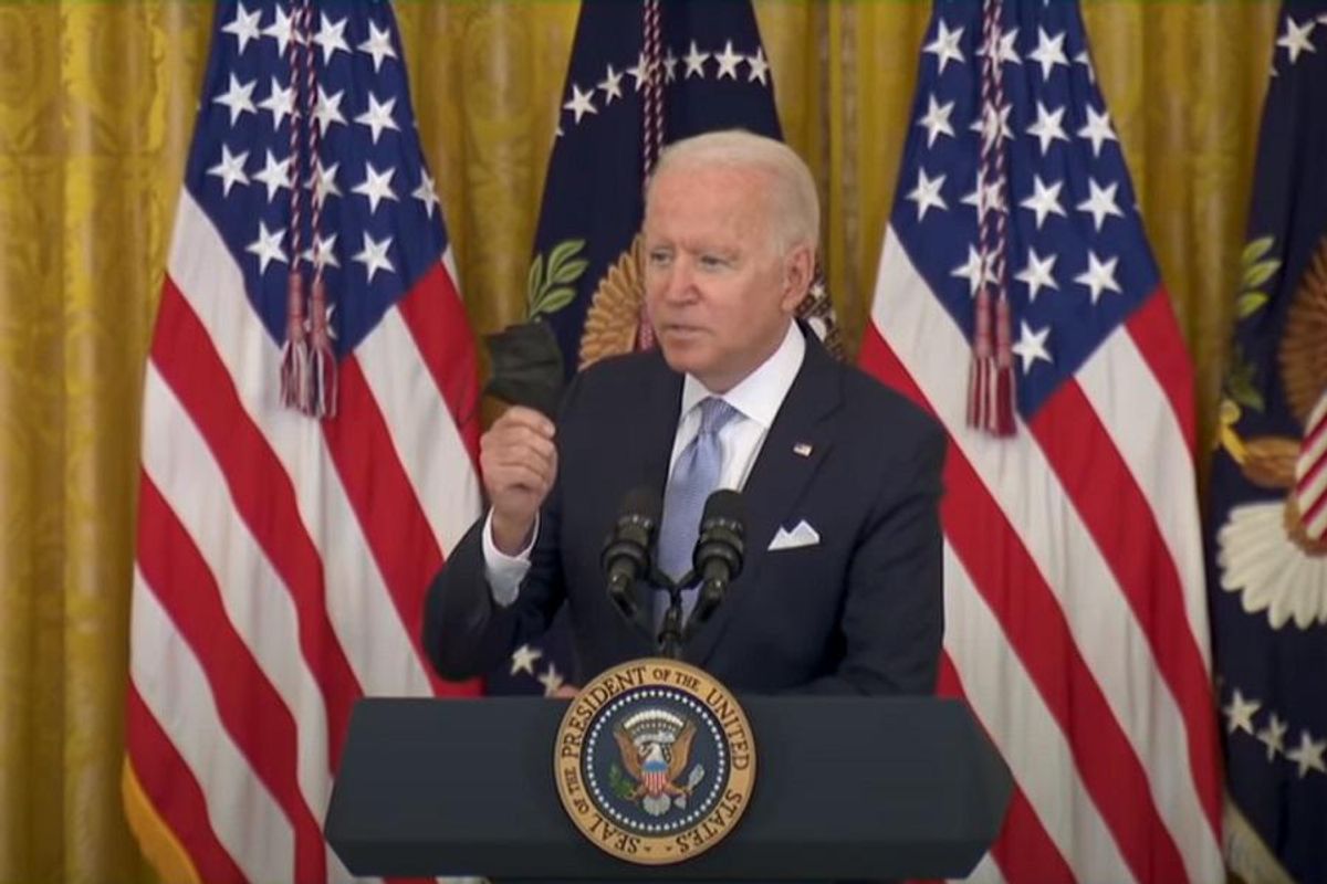 Joe Biden Gonna Vax You Up (A Tick-Tock, Ya Don't Stop-Stop). Also Masks.