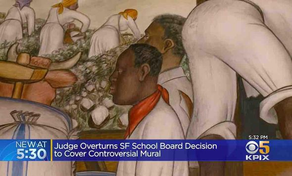 Judge overturns San Francisco school officials' decision to cover George Washington mural that 'glorifies ... white supremacy' and 'traumatizes students'