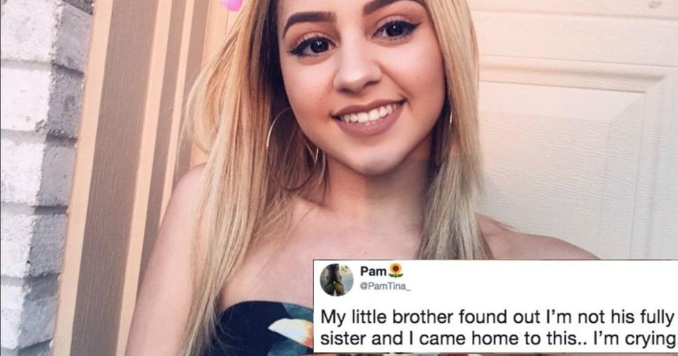 People are dying over this kid's emotional reaction to learning his sister is his half-sister