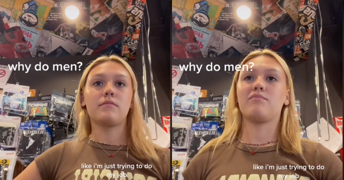 Uncomfortable Woman Films As Male Customer Keeps Hitting On Her Despite Her Clear Lack Of Interest