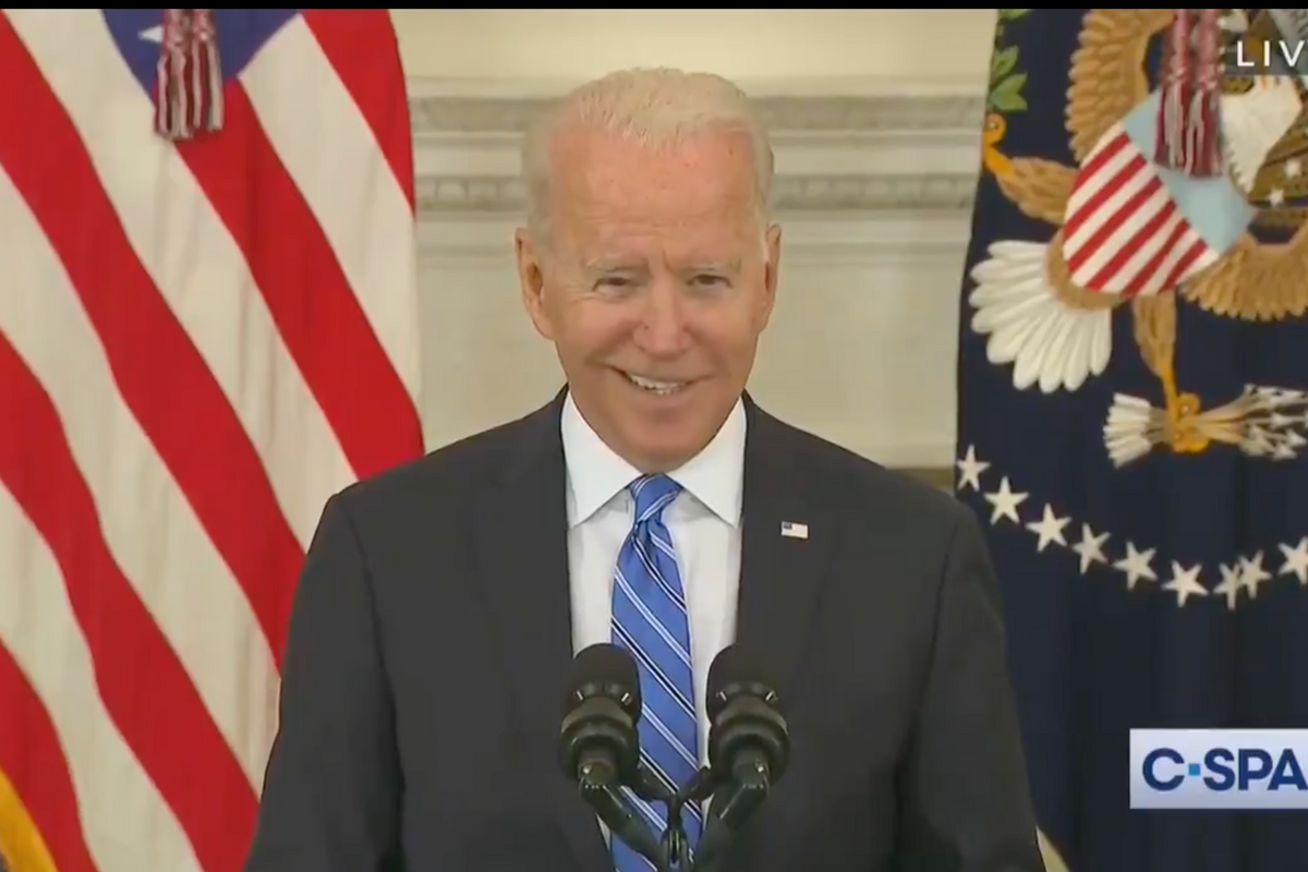 President Biden Reminds Us Trump Gone, Economy Improving, Inflation Not Forever