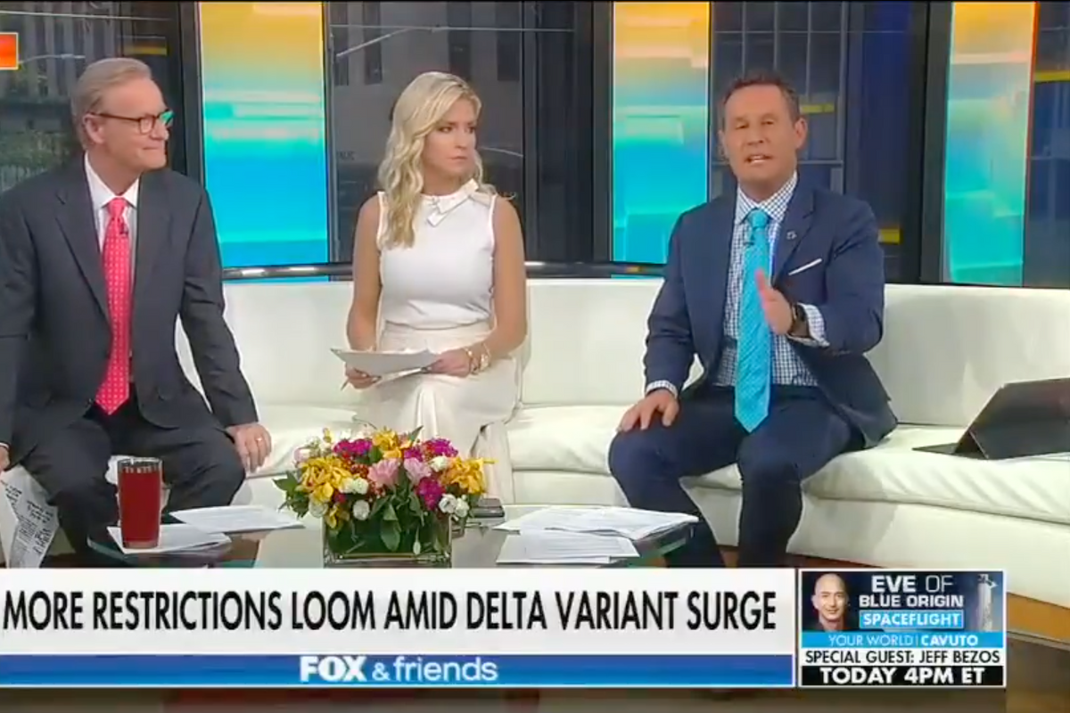 Fox's Brian Kilmeade Wants Viewers To Have Freedom To Die Of COVID