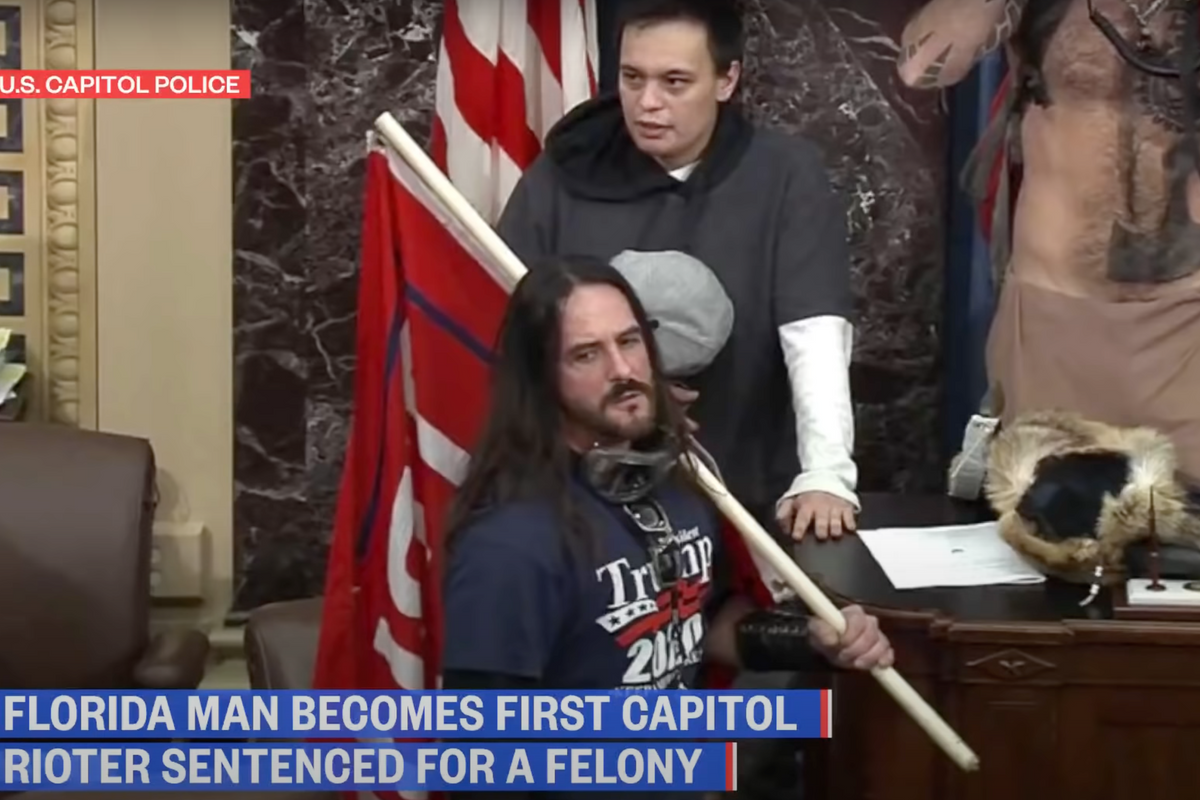 Florida Man Sentenced To Eight Months Time Out For Storming Capitol