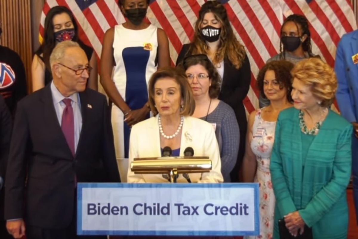 Nancy Pelosi And Pals Say Expanded Child Tax Credit A BIG F*CKIN' DEAL