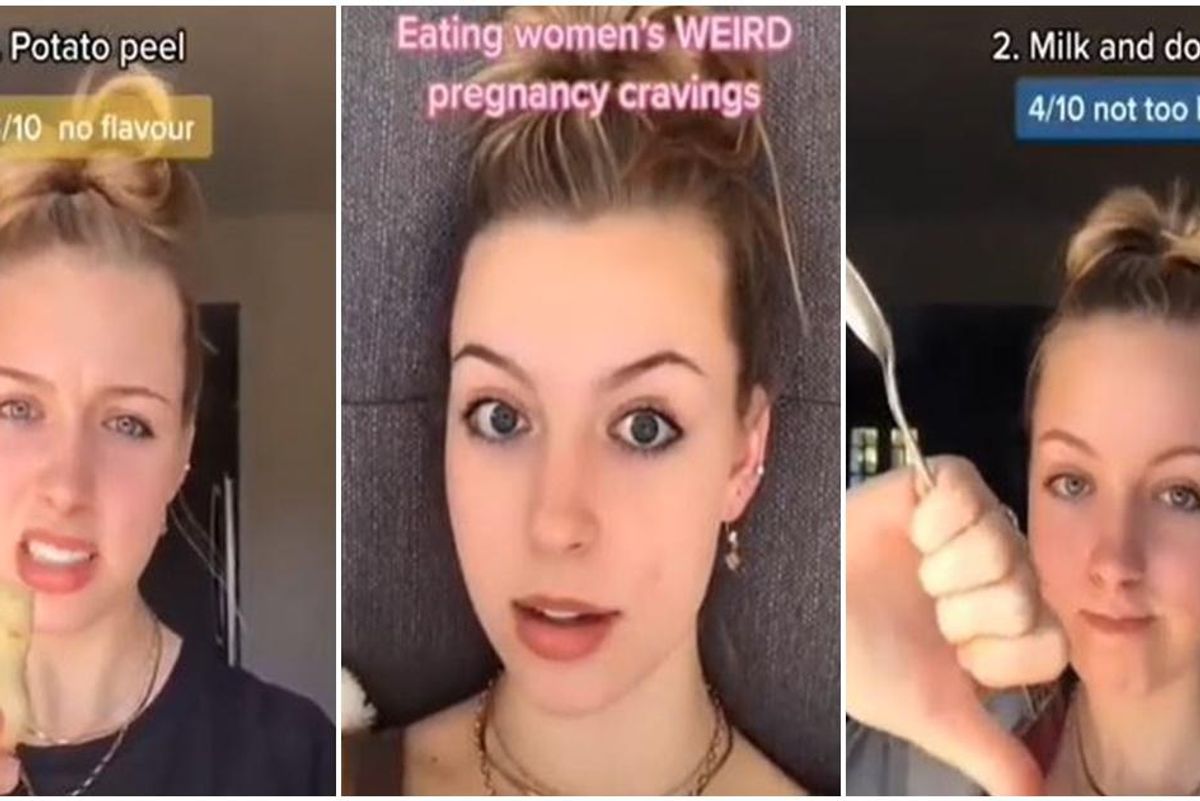 Adventurous TikTok star tests pregnant women's strangest food cravings and rates them all