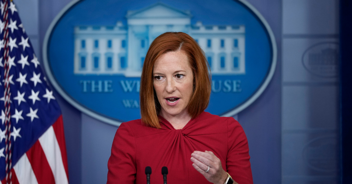 Jen Psaki Says Trump Shouldn't Need An 'Embroidered Invitation' From Biden To Do Vaccine PSA