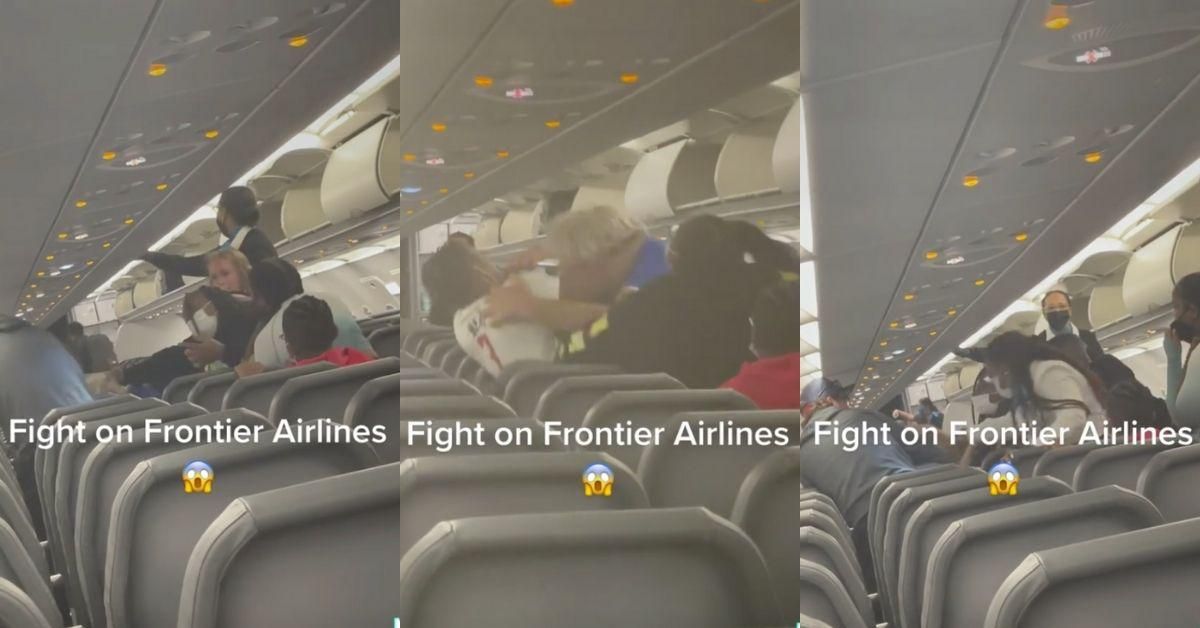 Violent Brawl Suddenly Erupts On Flight After Argument Over Luggage Allegedly Turns Racist