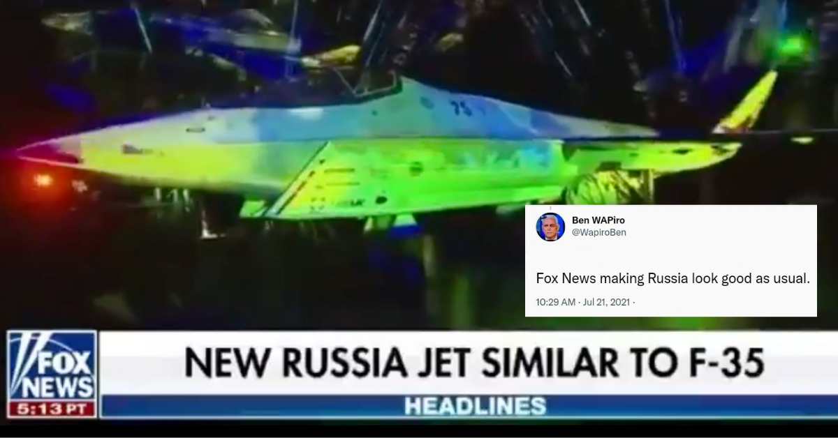 Fox News Has Twitter LOLing Over Report Russian Jet Flies At 'Twice The Speed Of Light'