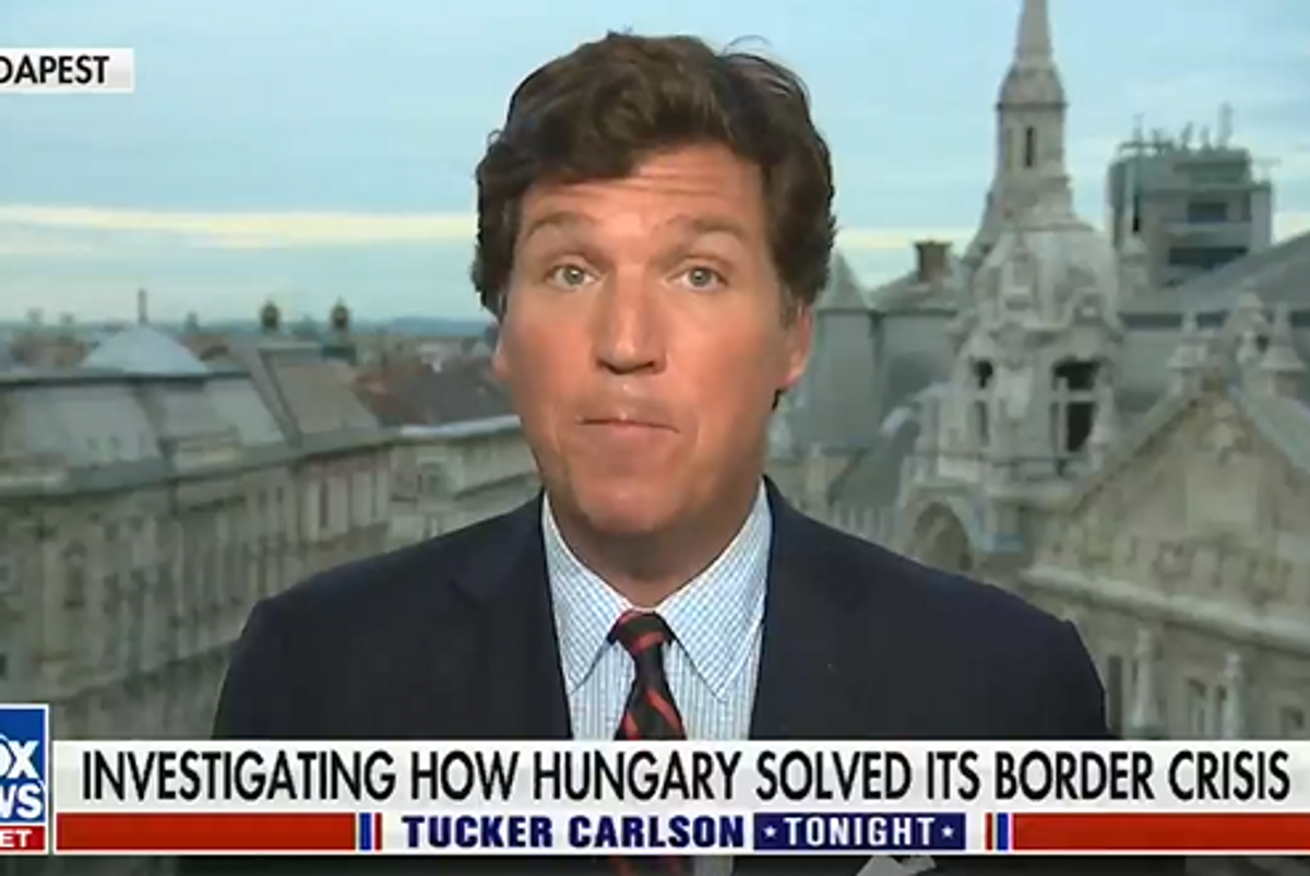 Tucker So Mad Everybody Calling His Dirty Fascist Hungarian BFF A Dirty Fascist