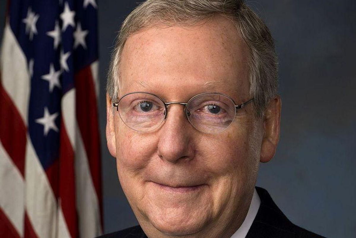 Mitch McConnell Will Make Senate Great Again By ... Bringing Back Kelly Loeffler? That Can't Be Right.