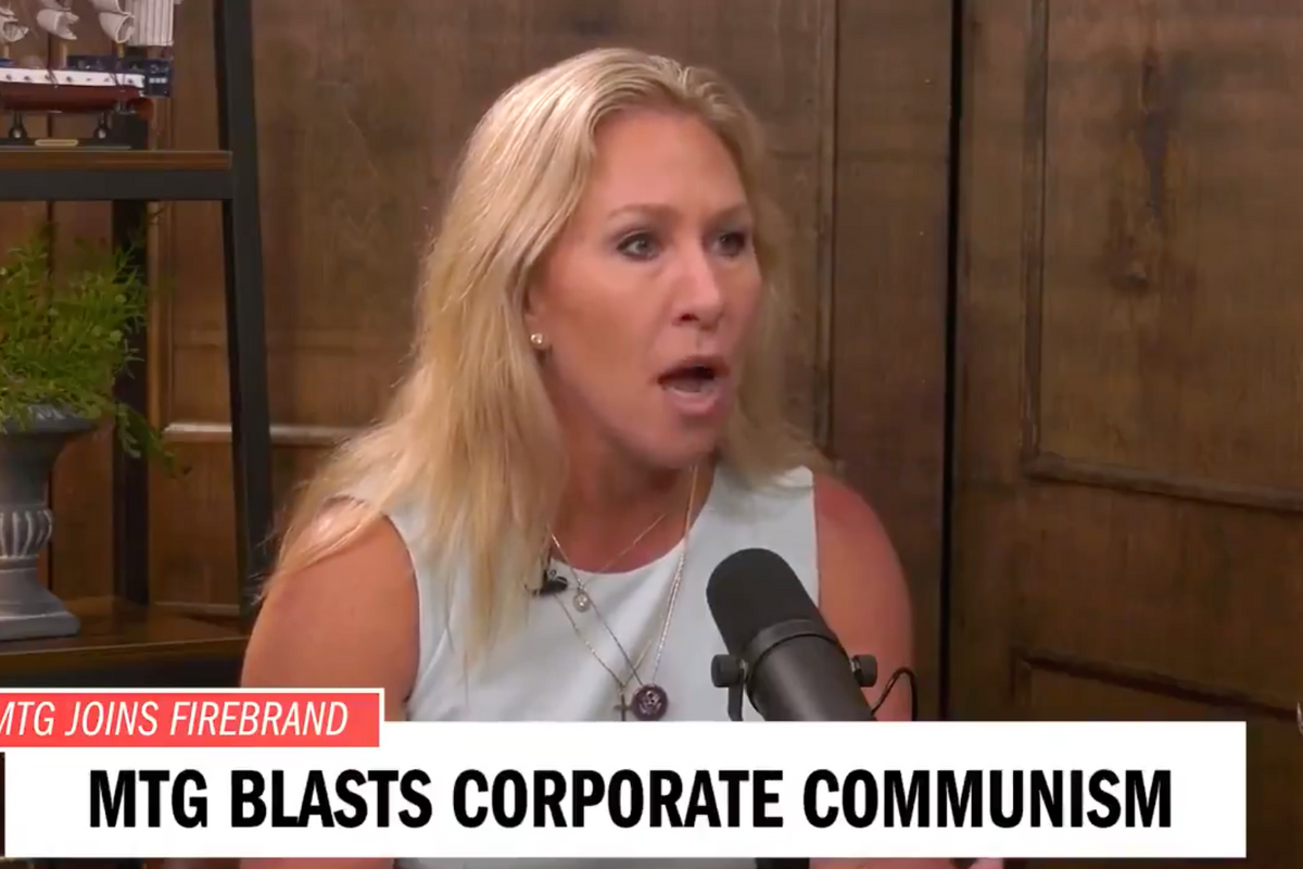 Marjorie Taylor Greene Very Mad At Free Market Capitalism — Or As She Calls It, 'Corporate Communism'