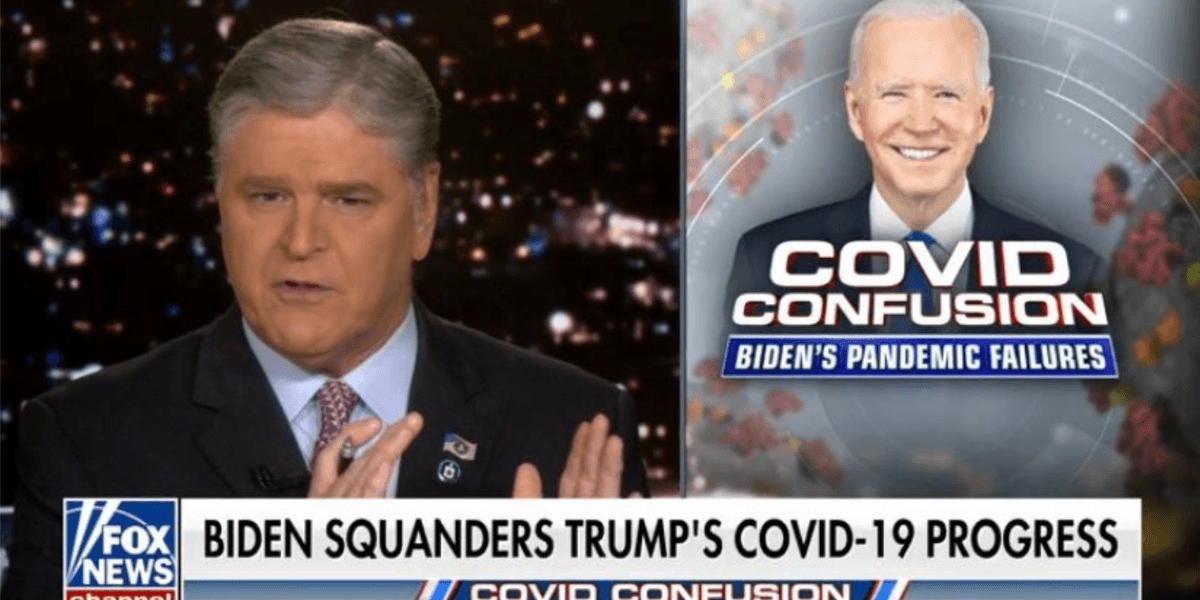 Hannity Schooled On Twitter After He Blames Biden For Virus Surge - Vimarsana News