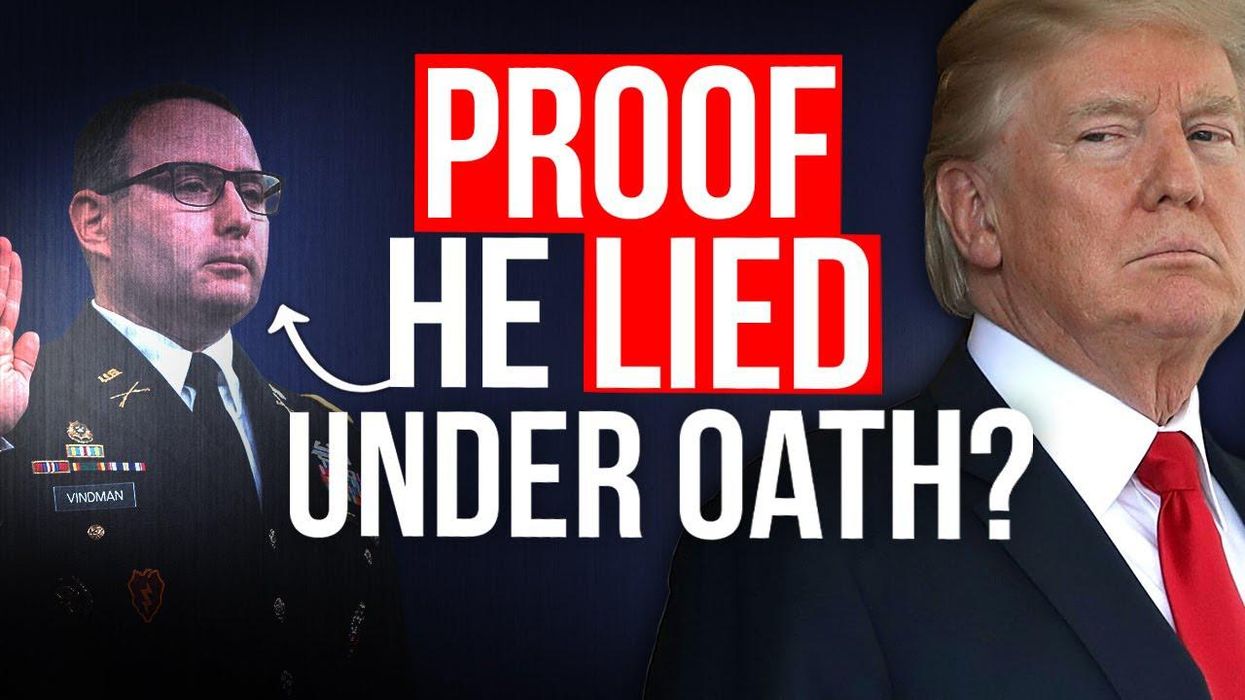 Is this PROOF Vindman LIED about Trump, whistleblower?!