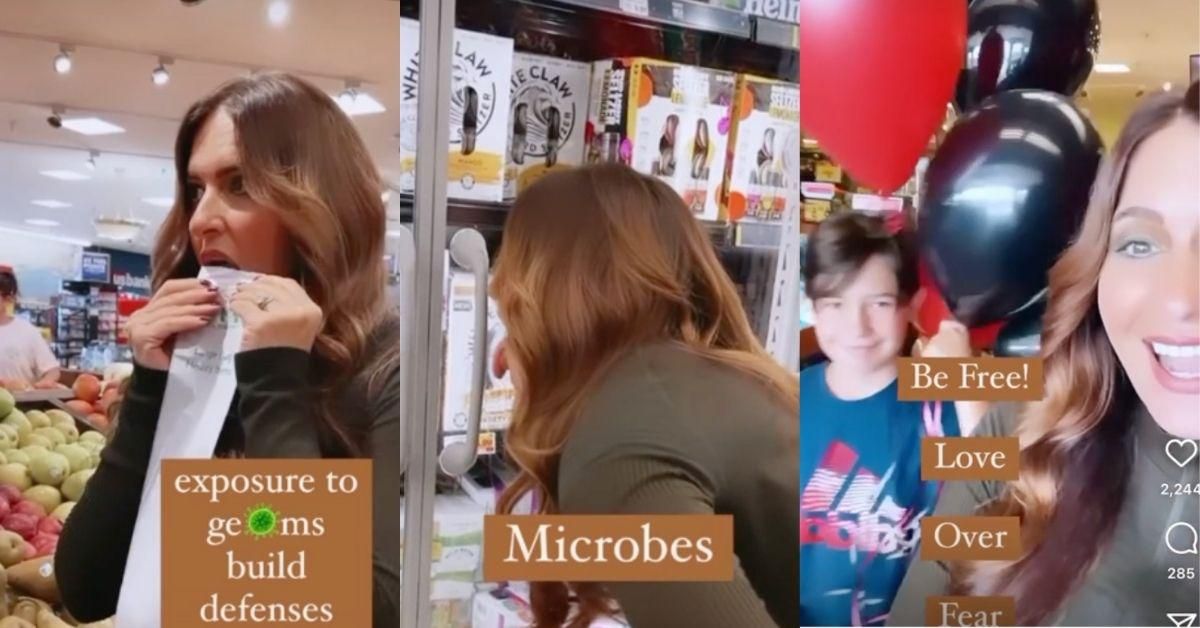 Anti-Vax Woman Films Herself Licking Everything At Grocery Store To 'Boost' Immune System