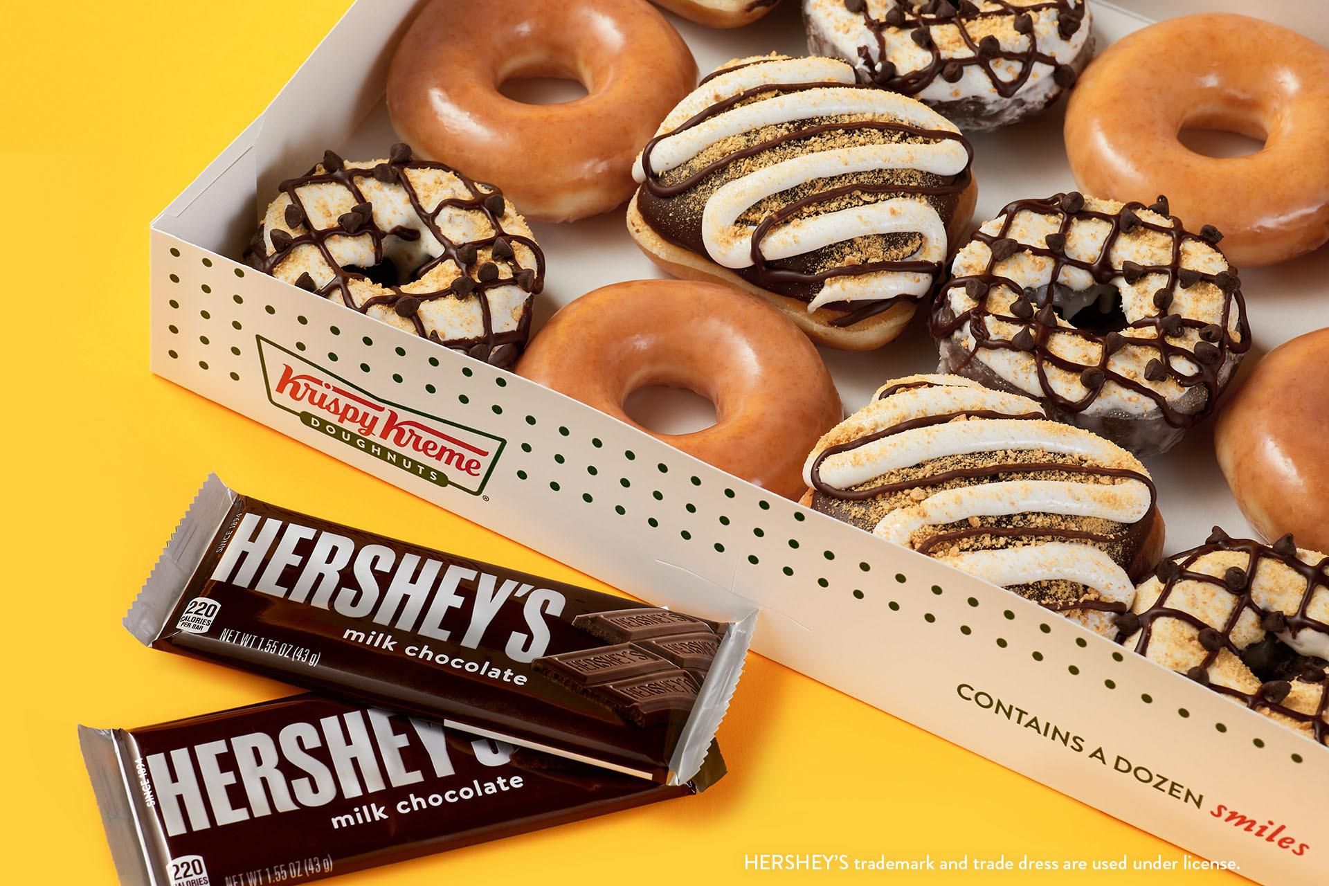 Krispy Kreme is releasing Hershey's s'mores doughnuts