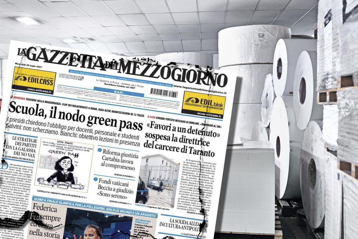 gazzetta del mezzogiorno chiusura