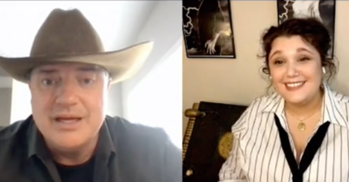 Brendan Fraser Gets Choked Up After Fan Lets Him Know Everyone Is 'Rooting' For Him