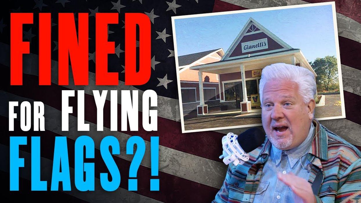 American flags are NOT 'SIGNS' — City demands restaurant APOLOGIZE for flying flags 'Improperly'