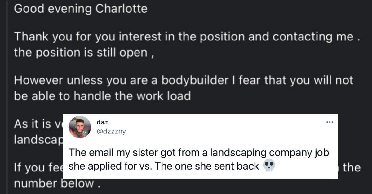Woman Fires Back After Applying For Landscaping Job And Getting A Super Sexist Response
