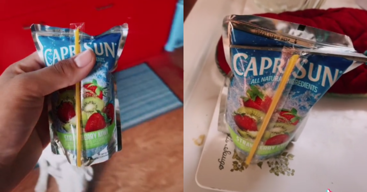 Disgusted Guy Speaks Out After Allegedly Finding A Bunch Of Mold Growing In His Capri Sun