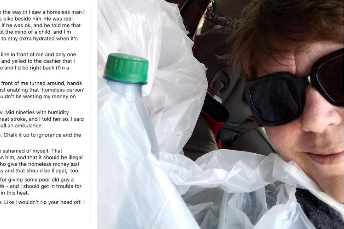 A woman gave a bottled water to an unhoused Florida man and started a viral kindness 'revolution'