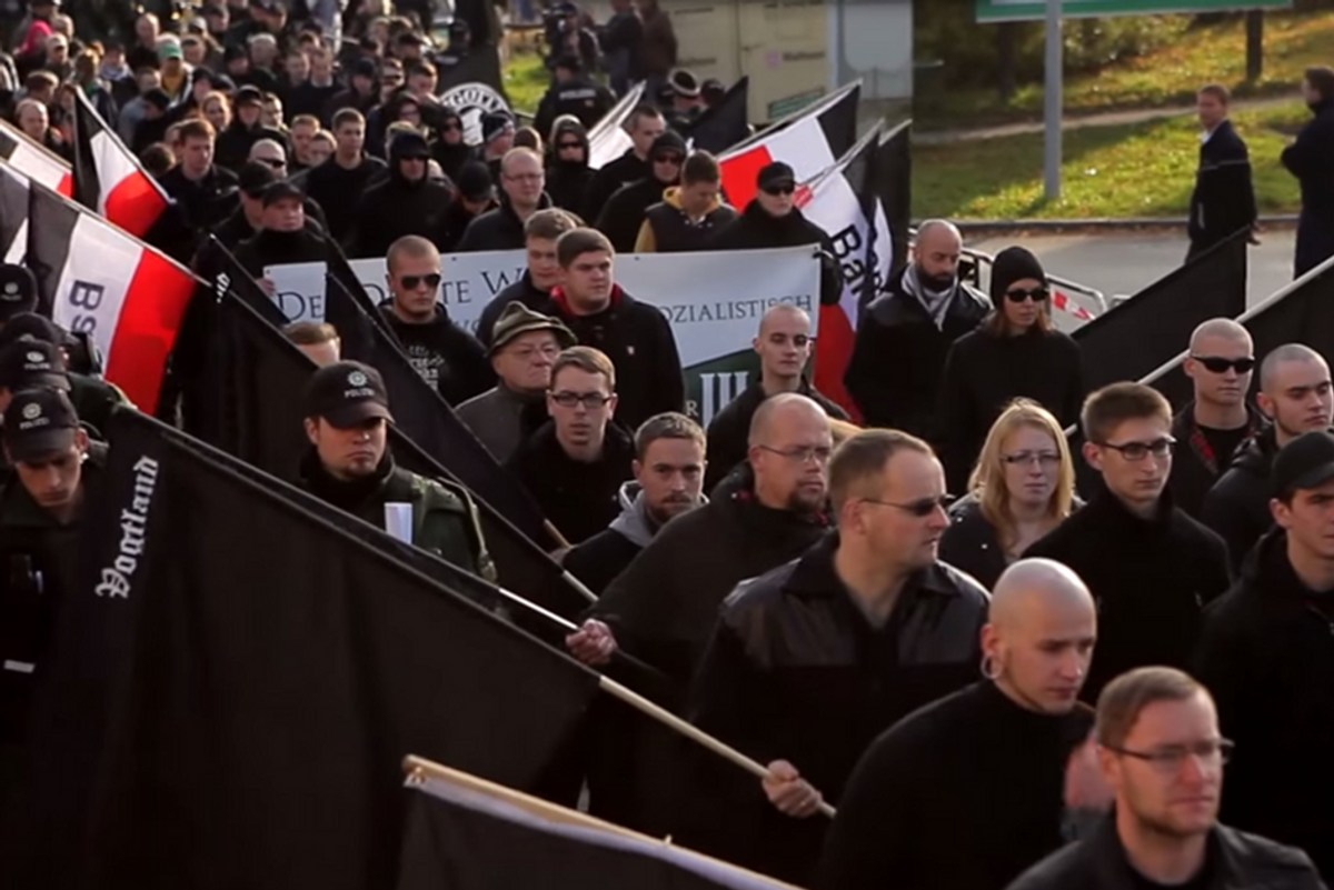 Germany, Nazis parade, Nazis charity, Wunsidel, fascism