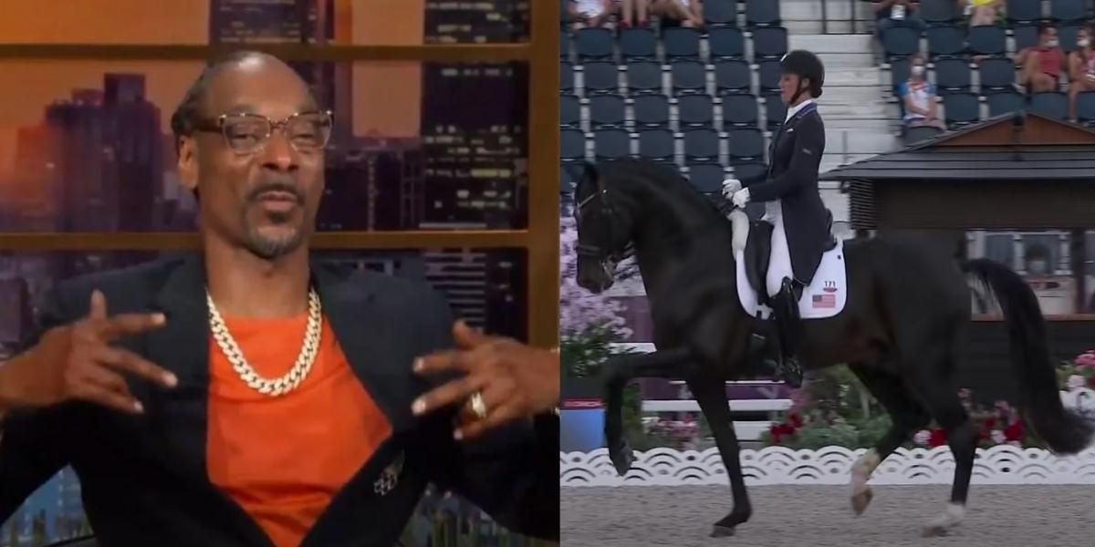Snoop Dogg Can't Get Over Horse's Moves While Watching Dressage VIDEO
