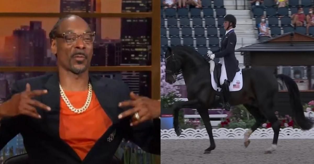 Snoop Dogg Can't Get Over Horse's Straight Up Baller Moves While Live-Commenting On Olympic Dressage