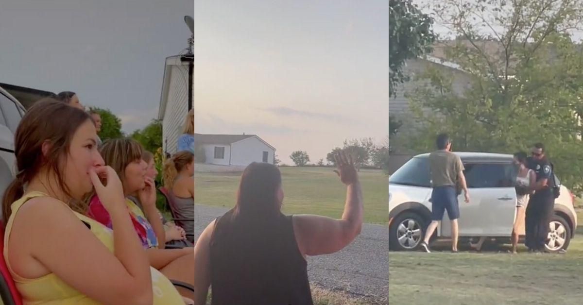 Entire Neighborhood Waves Goodbye As Harassing Couple Gets Arrested And Carted Off To Jail