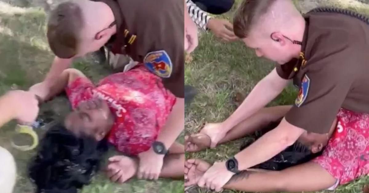 Video Of Texas Deputy Laying On Top Of Black Teen Who Cries That She 'Can't Breathe' Sparks Outrage
