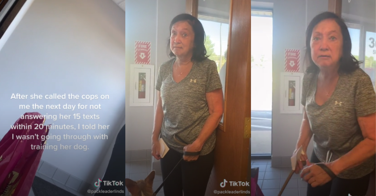 Woman Freaks Out And Calls Cops On Dog Trainer For Failing To Answer Her Texts After 20 Minutes