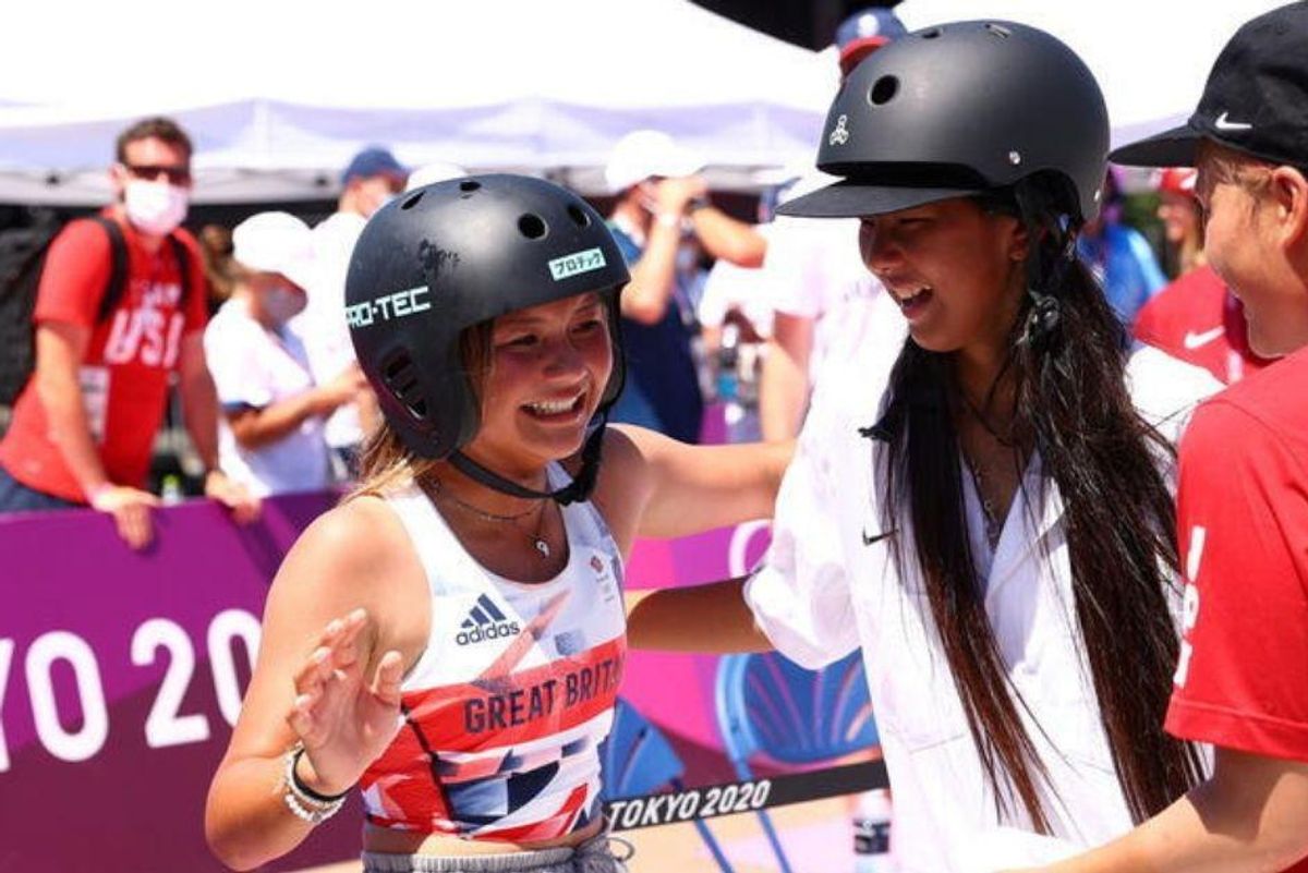 4 of the 6 women's skateboarding Olympic medalists are 13-years-old or younger