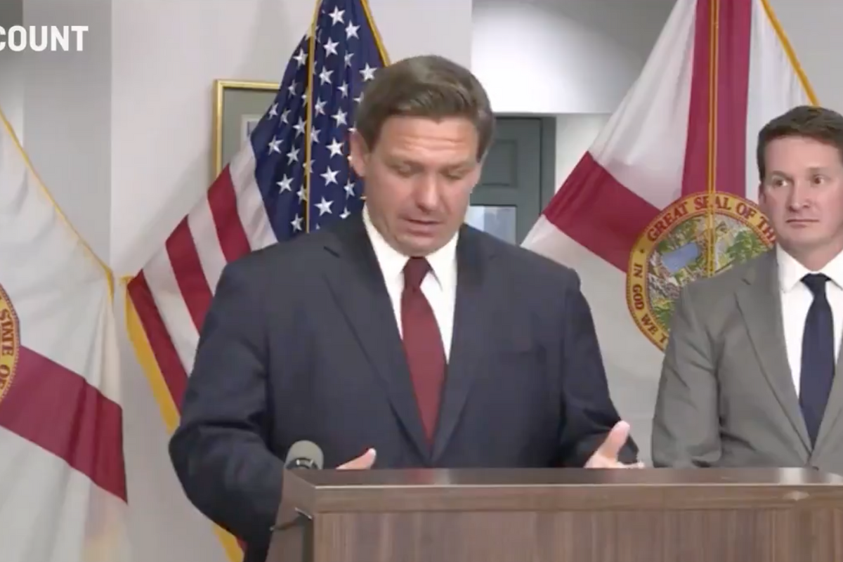 Ron DeSantis Does Not Appreciate Joe Biden Telling Him To GET THE F*CK OUT OF THE WAY