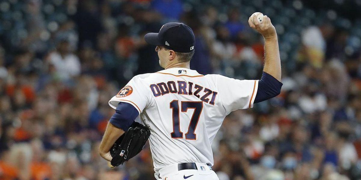 Tucker homers, Odorizzi pitches Astros past Rangers 5-1