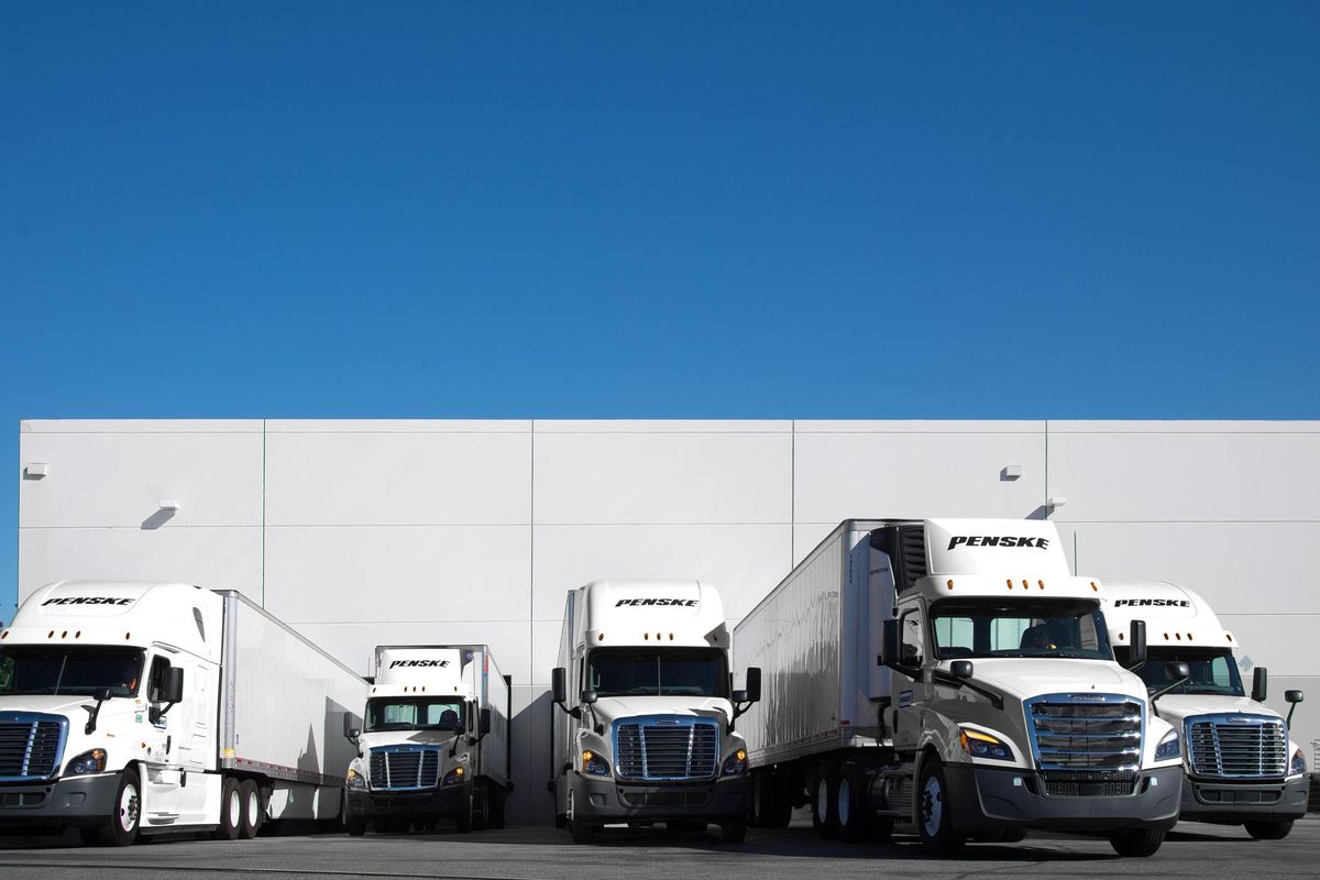 Penske Logistics Trucks