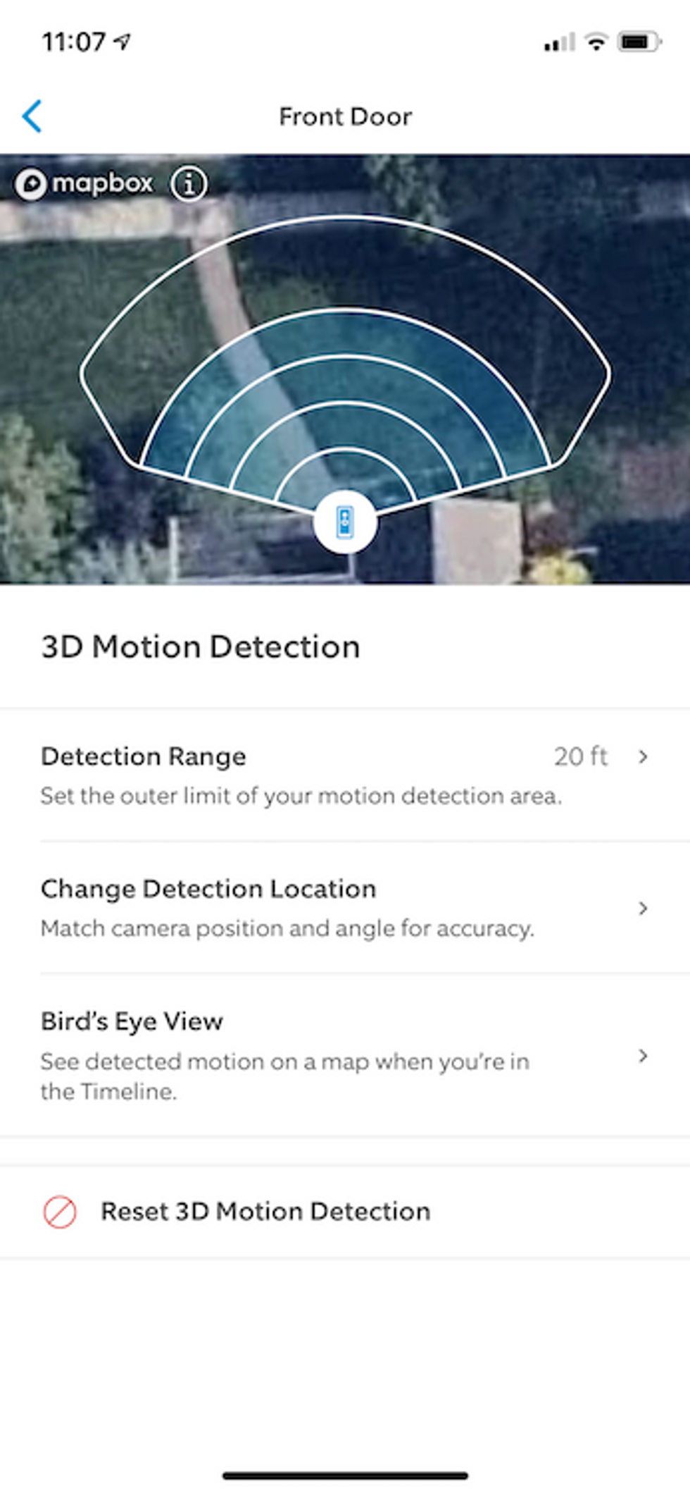 3D Motion Detection and Bird's Eye View feature in Ring App