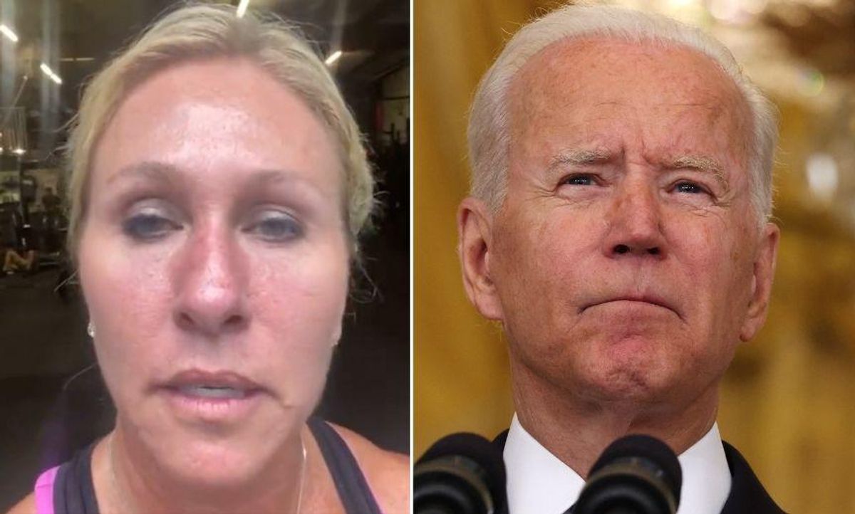 QAnon Rep. Sparks Outrage After Video of Her Calling Biden a 'Piece of S***' Emerges