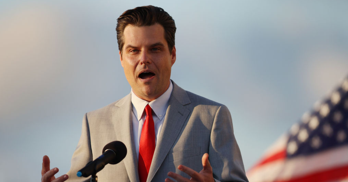 Matt Gaetz Sparks Outrage After Saying Trump And Taliban Are 'More Legitimate' Than Biden Administration