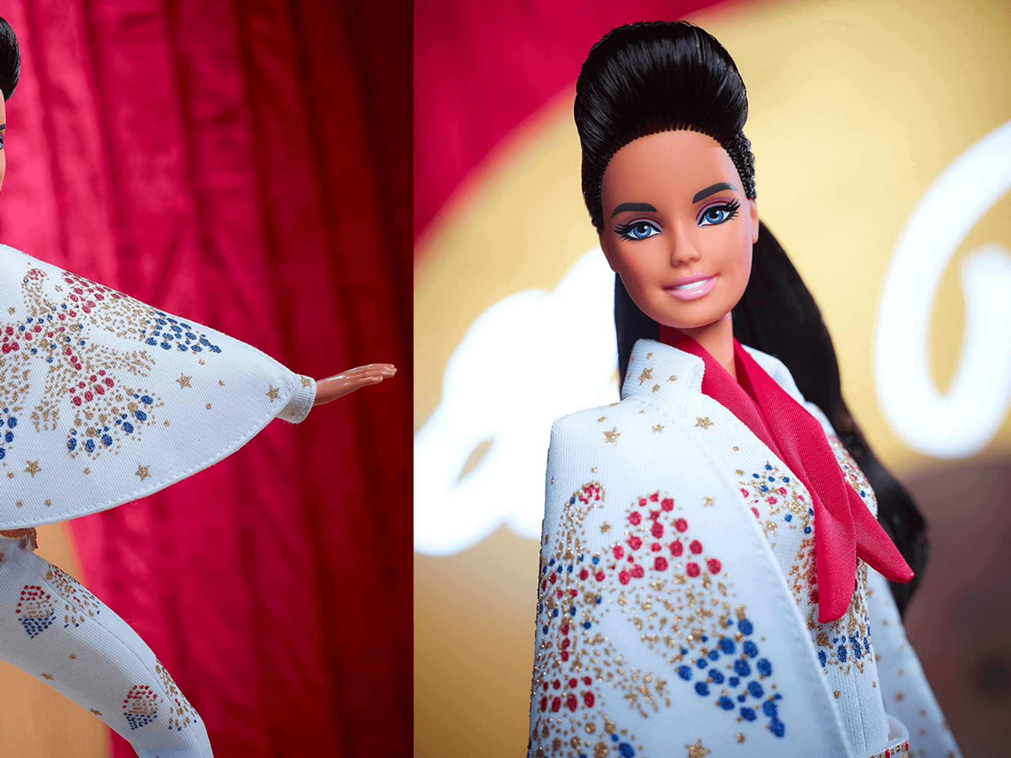 Barbie celebrates Elvis Presley with new doll sporting one of the