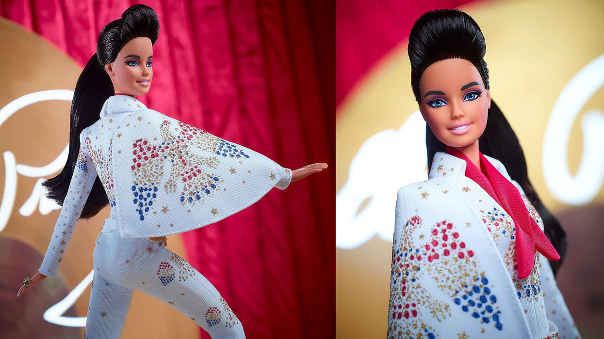 Barbie celebrates Elvis Presley with new doll sporting one of the king's iconic looks